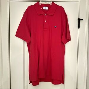 EUC ✨ Large Dark Pink Southern Tide Skipjack Polo 🐟